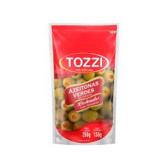 Azeitona Tozzi Verde Recheada Sache Pouche 1x150g