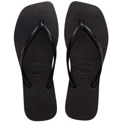 Sandália Havaianas Slim Square Preta 33/34 Coleção 1 Par