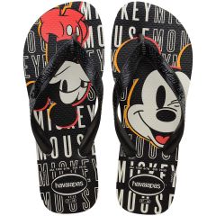 Sandália Havaianas Top Disney Preto 37/38 Mickey Coleção 1 Par
