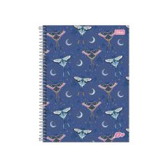 Caderno Tilibra Universitário Espiral Capa Dura D+Fem 10 Mat 200 Fls 4 Und. S/Adesivos 4 Und