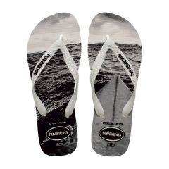 Sandália Havaianas Hype Branco/Preto 37/38 Coleção 1 Par