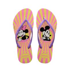 Sandália Havaianas Slim Disney Branco/Preto 37/38 Minnie E Margarida 1 Par