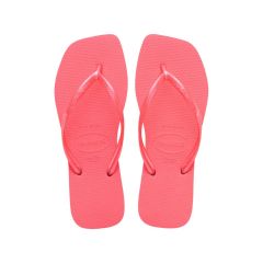 Sandália Havaianas Slim Square Coral Tropical 35/36 Coleção 1 Par