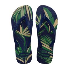 Sandália Havaianas Aloha Marinho/Marinho 27/28 Folhas 1 Par