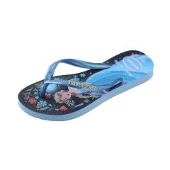 Sandália Havaianas Kids Slim Princess Azul/Azul Lavanda 27/28 Coleção 1 Par