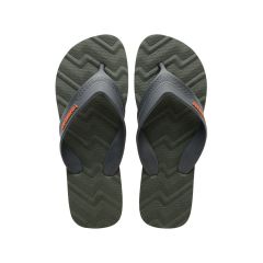 Sandália Havaianas Track Waves Verde Olive 37/38 Formas Geométricas Coleção 1 Par