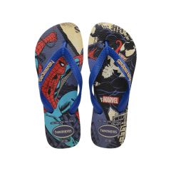 Sandália Havaianas Top Marvel Classic Azul Naval 37/38 Homem Aranha Coleção 1 Par