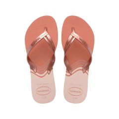 Sandália Havaianas Elegance Print Rosa Clay 37/38 Coleção 1 Par