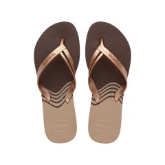 Sandália Havaianas Elegance Print Café 41/42 Coleção 1 Par
