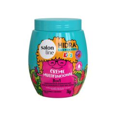 Creme P/ Pentear 3 Em 1 Salon Line Hidra Crespinho Divino Kids 1kg  Infantil 