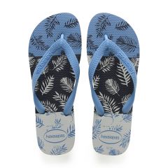 Sandália Havaianas Aloha Cinza Gelo/Azul Aço 41/42 Coleção 1 Par