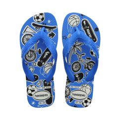 Sandália Havaianas Kids Athletic Branco/Azul 31/32  Skate Coleção 1 Par