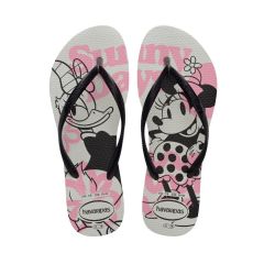 Sandália Havaianas Slim Disney Branco/Preto 39/40 Minnie E Margarida 1 Par