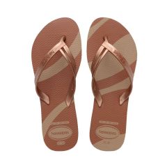 Sandália Havaianas Elegance Print Rose Gold 35/36 Coleção 1 Par