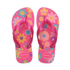 Sandália Havaianas Kids Flores Preto 35/36 Coleção 1 Par