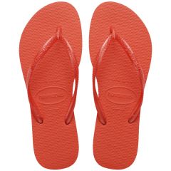 Sandália Havaianas Slim Lisa Vermelho Frevo 33/34 Básico 1 Par