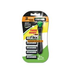 Aparelho P/ Barbear Bic Flex 3 Hibr.Sens