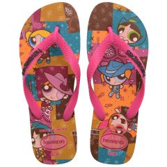 Sandália Havaianas Top Warner Rosa Flux 27/28 Coleção 1 Par