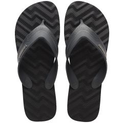 Sandália Havaianas Track Waves Preto/Cinza/Chumbo 45/46 Coleção 1 Par