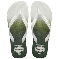Sandália Havaianas Top Basic Branco/Branco/Verde 39/40 Coleção 1 Par