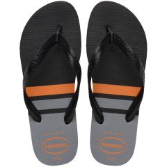 Sandália Havaianas Color Essential Preto/Preto/Cinza Aço 37/38 Coleção 1 Par