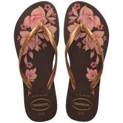 Sandália Havaianas Slim Organic Café 39/40 Coleção 1 Par