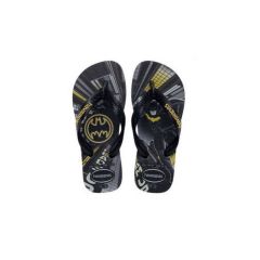 Sandália Havaianas Kids Top Warner Preto/Preto 33/34 Coleção 1 Par
