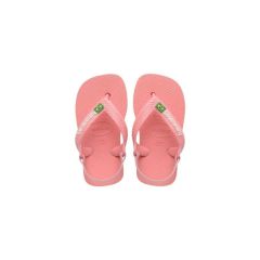 Sandália Havaianas Baby Brasil Logo Manga Rosa 22 Coleção 1 Par
