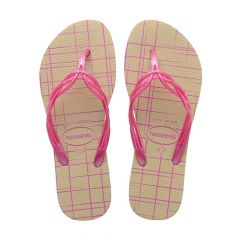 Sandália Havaianas Flash Sweet Retrô Areia 35/36 Coleção 1 Par