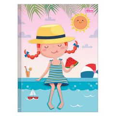 Caderno Tilibra Brochura Costurado Capa Dura Sapeca 96 Fls 5 Und. Fem S/Adesivos 