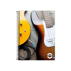 Caderno Tilibra Universitário Espiral Capa Dura Pepper 20 Mat 320 Fls 2 Und. S/Adesivos 