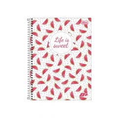 Caderno Tilibra Universitário Espiral Capa Dura D+Fem 16 Mat 320 Fls 2 Und. S/Adesivos 2 Unid