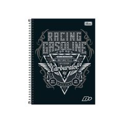 Caderno Tilibra Universitário Espiral Capa Dura D+Masc 12 Mat 240 Fls 4 Und. S/Adesivos 