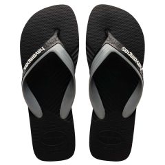 Sandália Havaianas Dual Preto/Cinza Aço 41/42 Coleção 1 Par