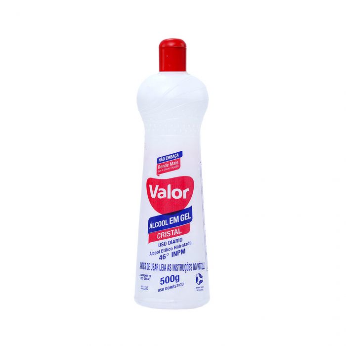 Alcool Gel Valor Crystal 46 Inpm 1x500g