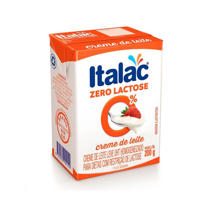 Cr De Leite Italac Tp Zero Lactose 1x200g