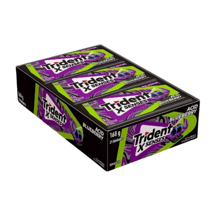 Chicle Trident Blueberry Citrus 1x21