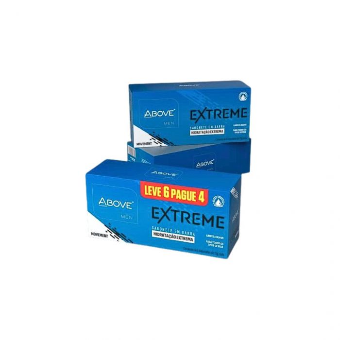 Sabonete Above Extreme Movement Leve 6 Pague 4 1x6x75g