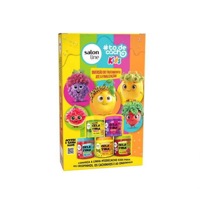 SCOOP Club SC-733 2個セット Kit Shamp+Cond Salon Line #Todecacho Maracujá 300ml + 200ml Infantil