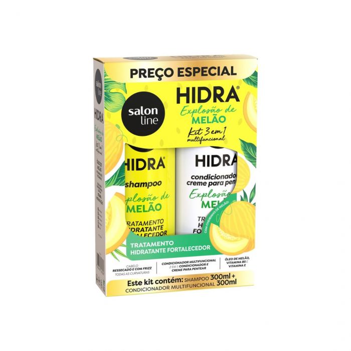 Kit Shamp+Cond Salon Line Hidra Explosão De Melão 300ml Adulto