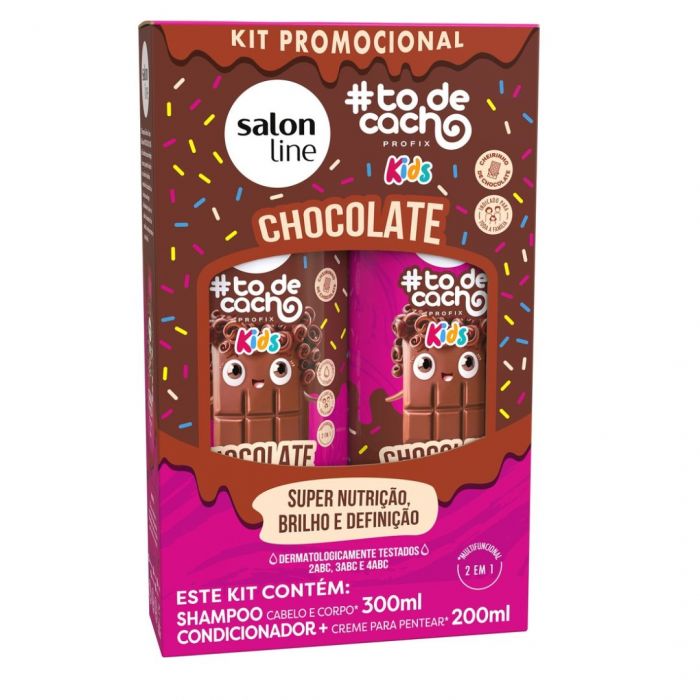 Kit Shamp+Cond Salon Line #Todecacho Chocolate 300ml + 200ml