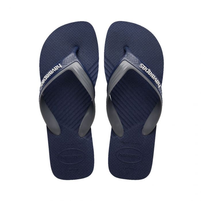 Sandália Havaianas Dual Marinho/Cinza Aço 37/38 Lisa 1 Par
