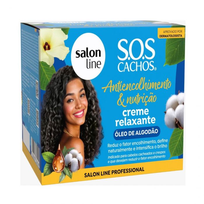 Cr Relaxan Salon Line Anti Encolhim&Nutri Oleo Algod 1x200g