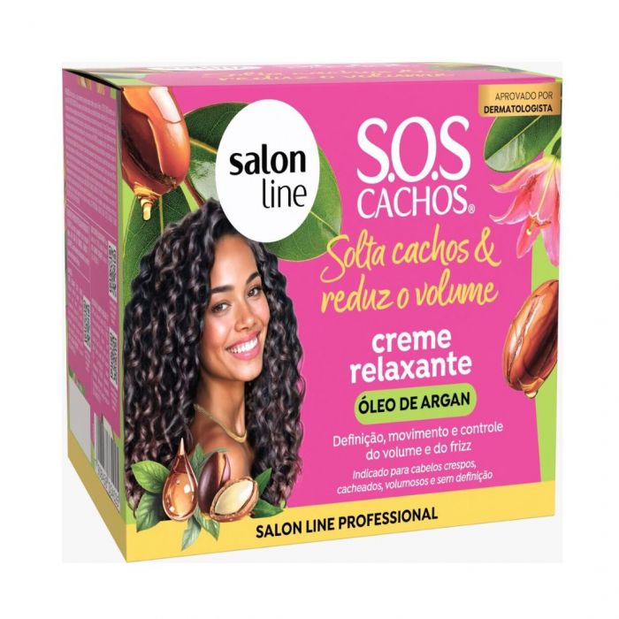 Cr Relaxan Salon Line Solta Cach&Reduz Vol Oleo Argan 1x200g