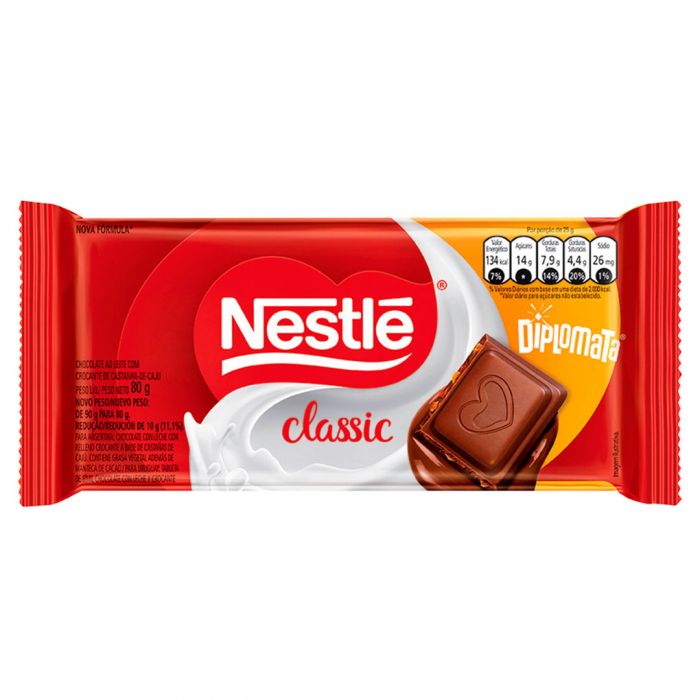 Choc Nestle Tablete Diplomata Chocolate 1x80g