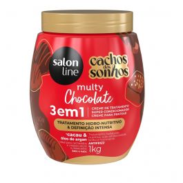 Creme P/ Pentear Salon Line Cachos Dos Sonhos Chocolate 1kg