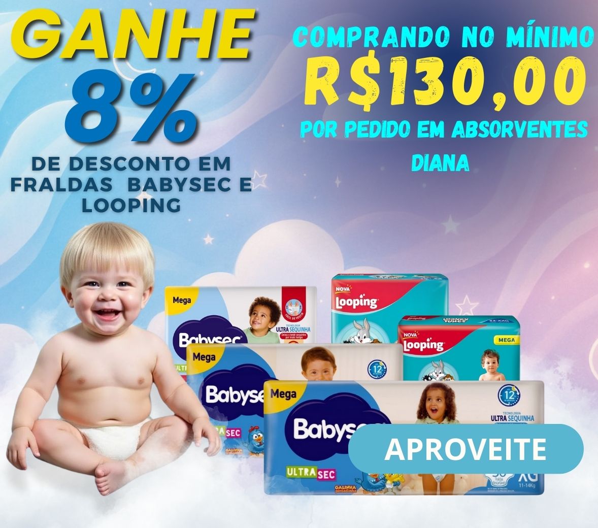 Ganhe 8% de desconto