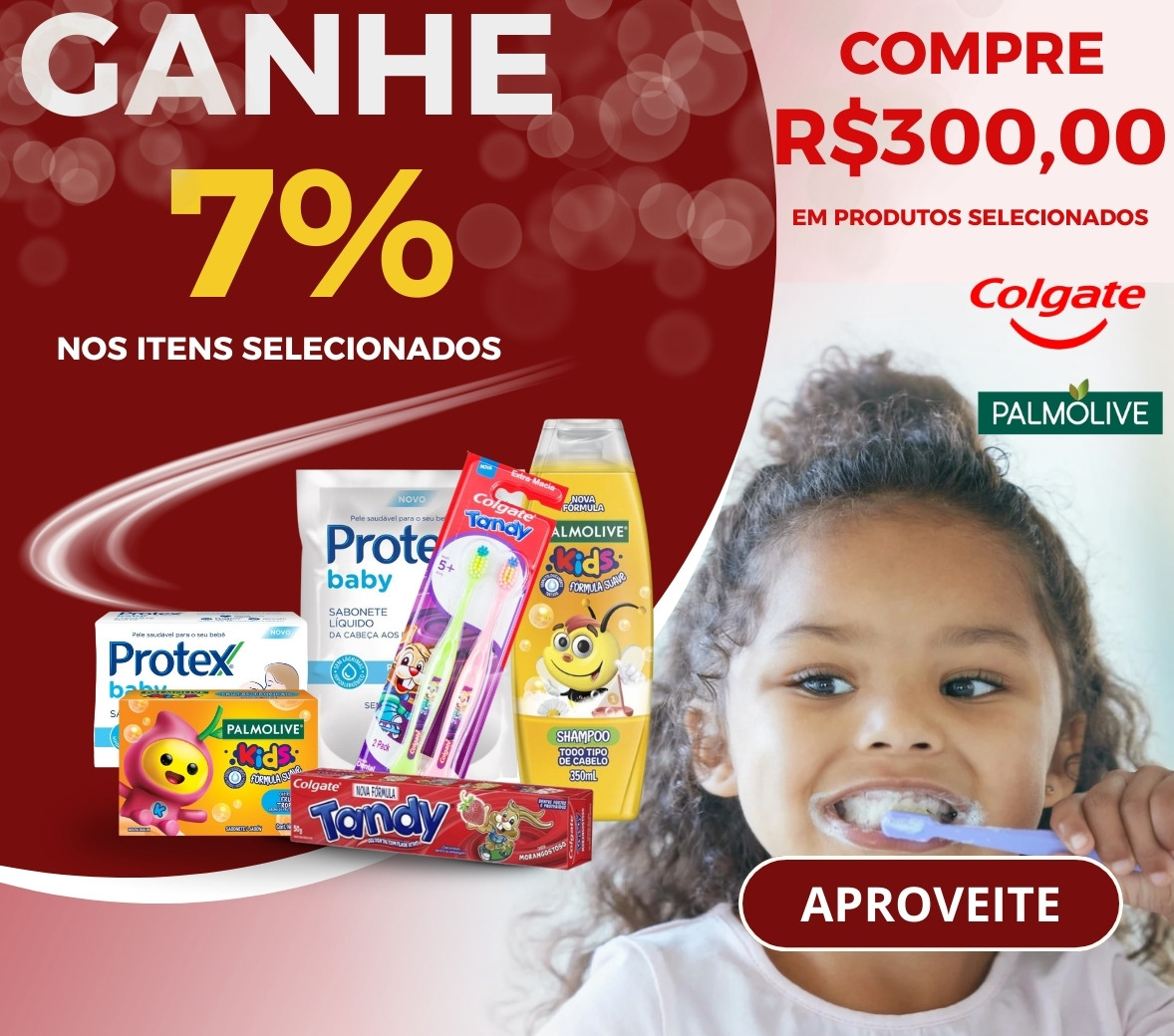 Ganhe 7% de desconto nos itens selecionados