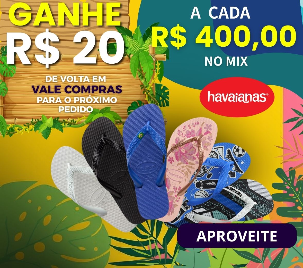 Vale R$20 de desconto