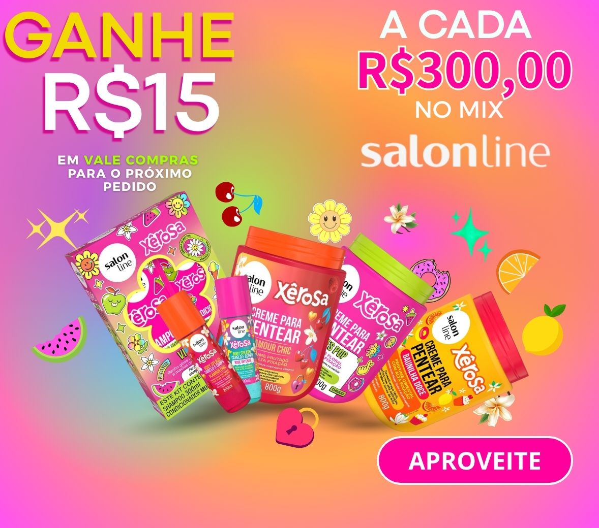 Ganhe R$15 de desconto